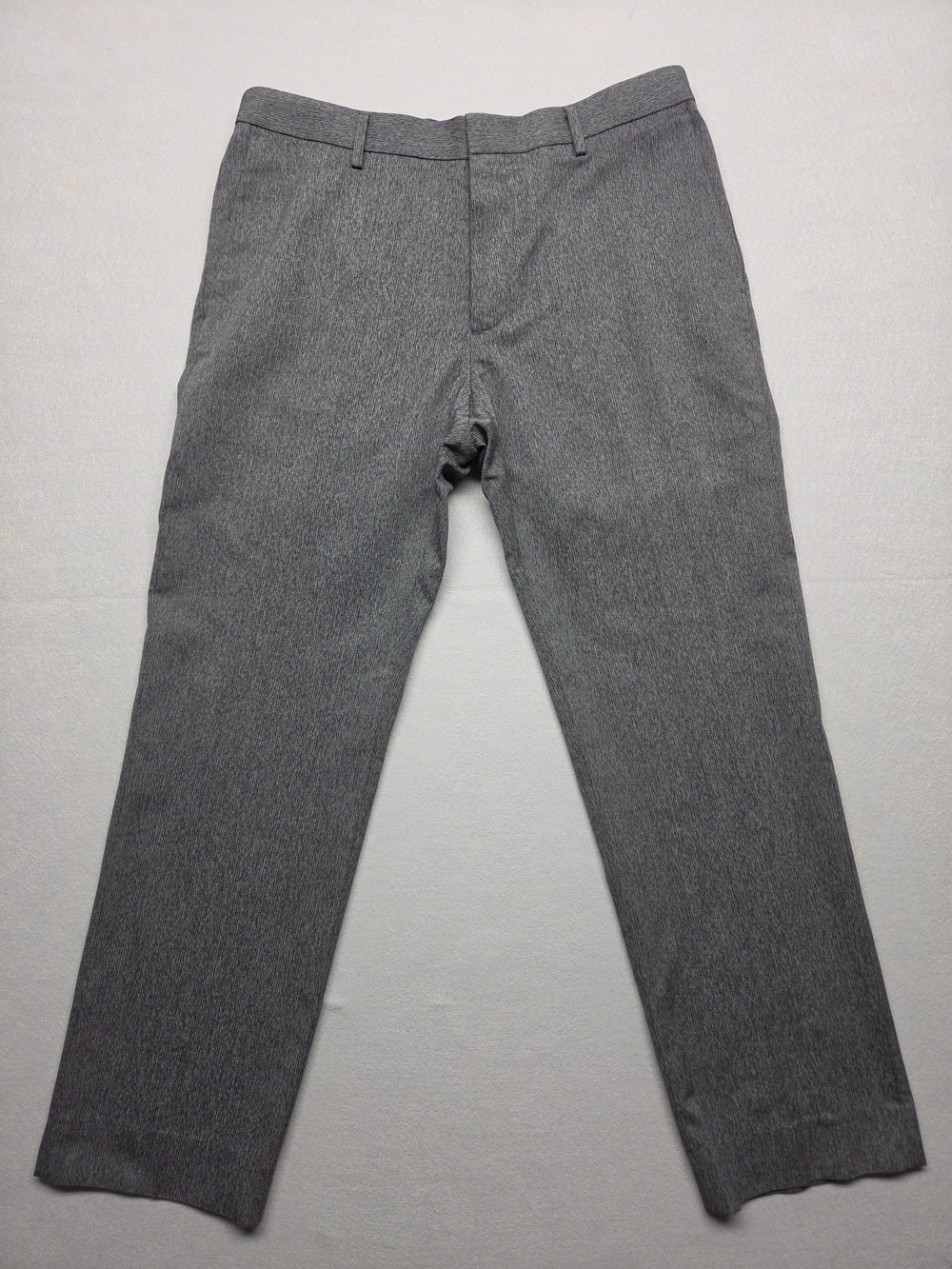 Banana Republic Slim Fit Heather Gray Men's Dress Pants 33x30